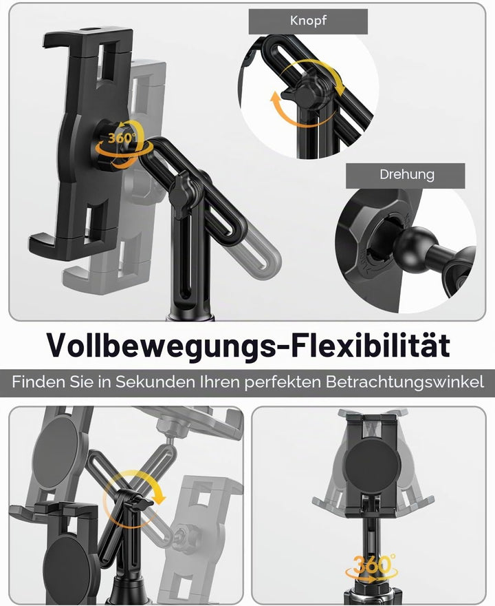 Getränkehalter Auto Tablet Halterung, woleyi PKW LKW Becherhalter Tablet Handyhalter mit Verstellbar