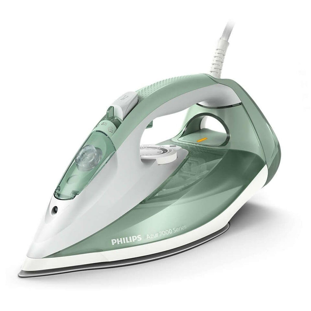 Philips 7000 series DST7012/70 ferro da stiro Ferro a vapore SteamGlide Plus 2600 W Verde, Grigio (I