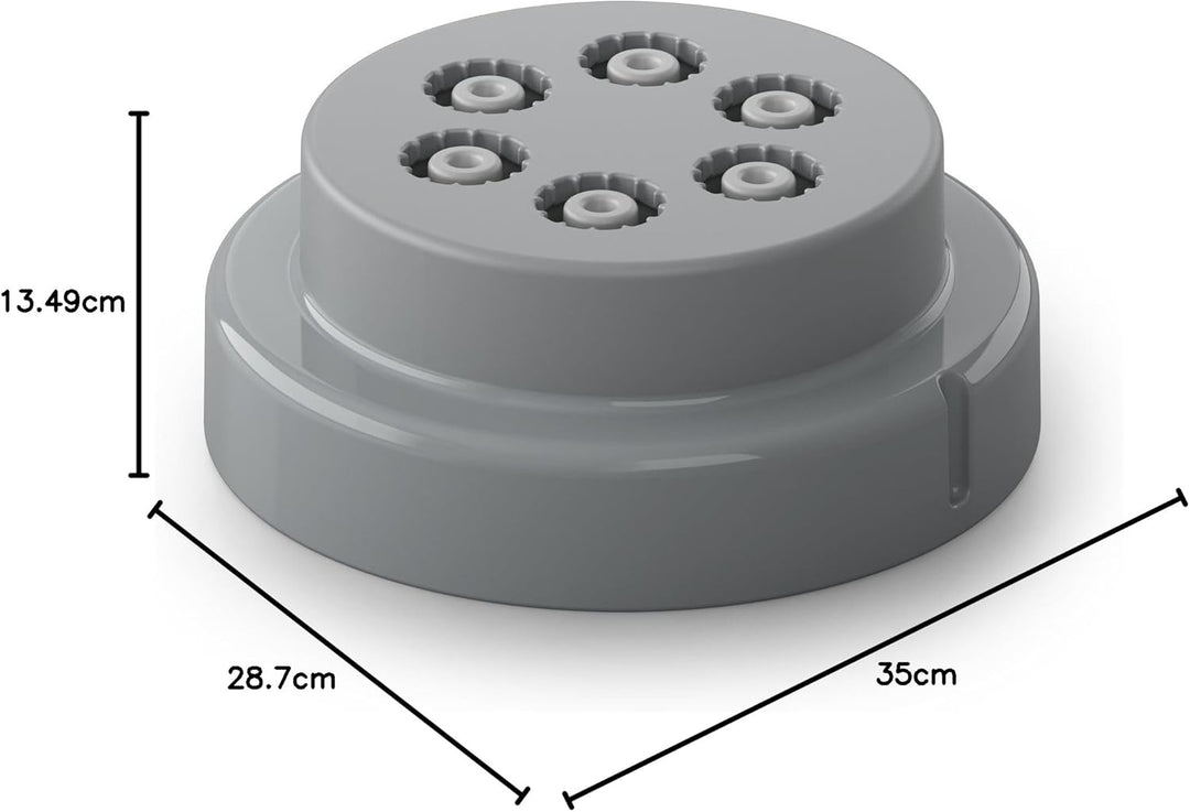 Philips Pastamaker – vollautomatisch, Wiegefunktion, 4 Formaufsätze, weiss/rauchgrau