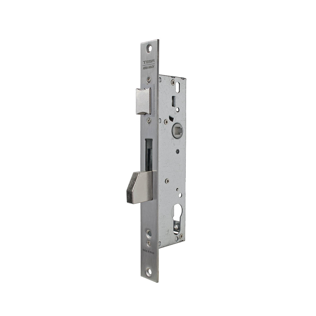 Tesa Assa Abloy 421028AI 2210 Metallschloss, Grau (rostfrei), Entrada 25 mm