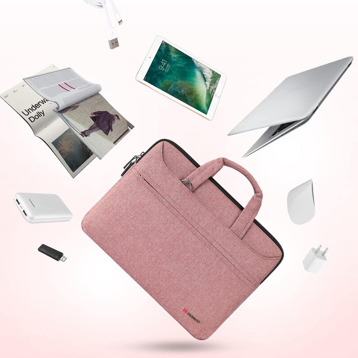 DOMISO 17 Zoll Laptop Tasche Hülle Notebooktasche Wasserdicht Aktentasche Tragetasche Schultertasche