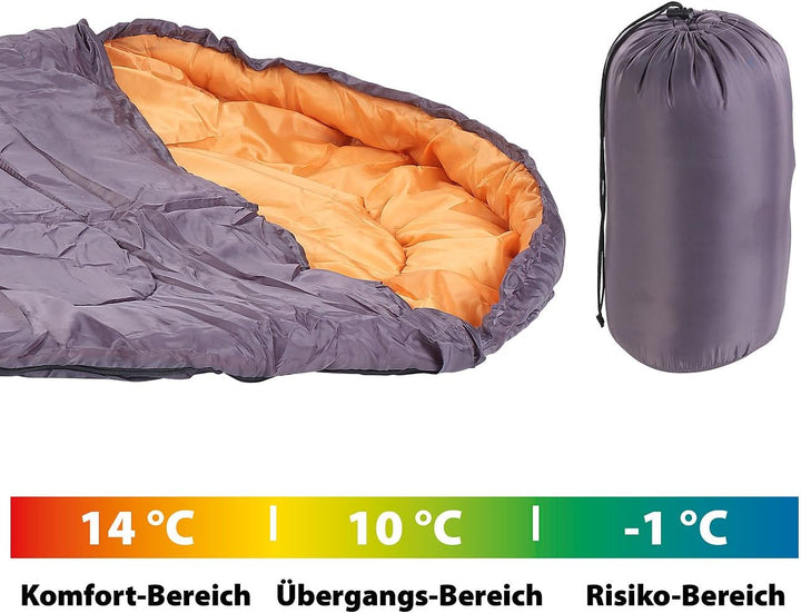 Semptec Urban Survival Technology Schlafsäcke: 3-Jahreszeiten-Mumienschlafsack, 300 g/m² Füllung, 22