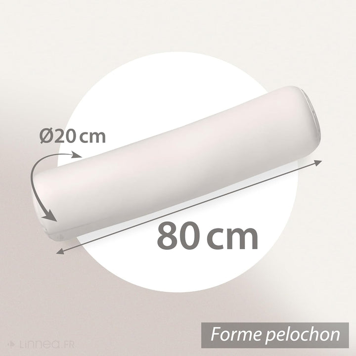Nackenrolle 80 cm Grizz 'lit Federn – 100% Entenfedern
