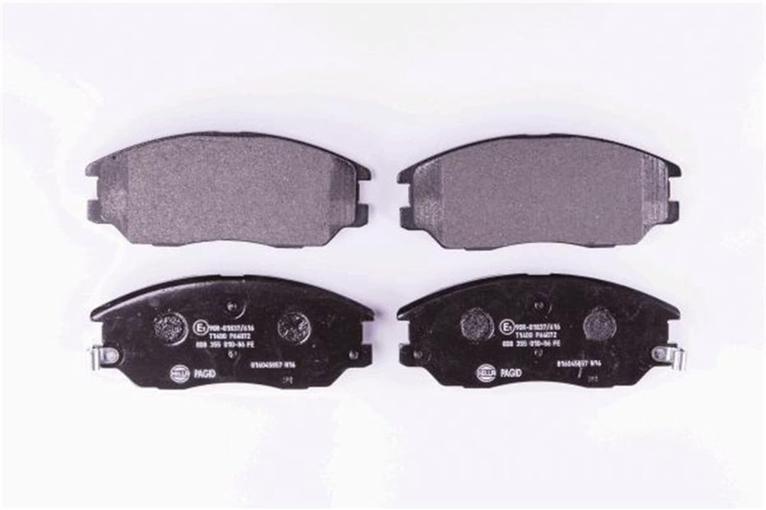 HELLA PAGID 8DB 355 010-861 Bremsbelagsatz - T1400 - Dicke/Stärke: 16.5mm - Bremssystem: Mando - mit