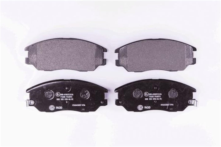 HELLA PAGID 8DB 355 010-861 Bremsbelagsatz - T1400 - Dicke/Stärke: 16.5mm - Bremssystem: Mando - mit