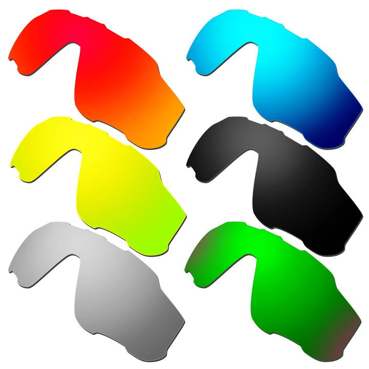 HKUCO Plus Mens Replacement Lenses For Oakley Jawbreaker - 6 pair