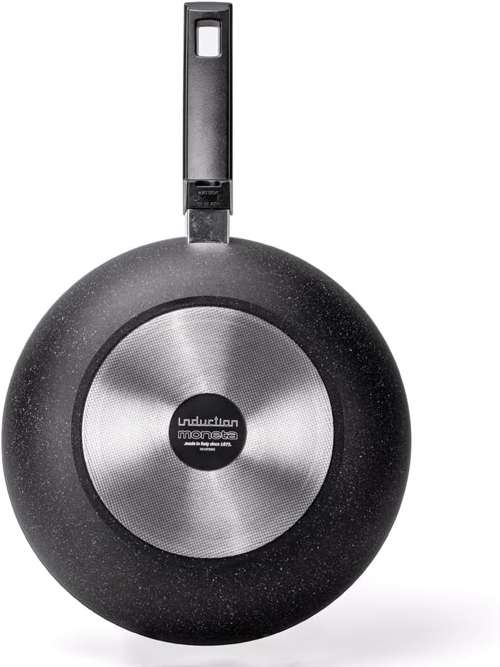 Moneta 0008734328 Wok, Aluminium, Schwarz Induktion 28cm, Induktion 28cm