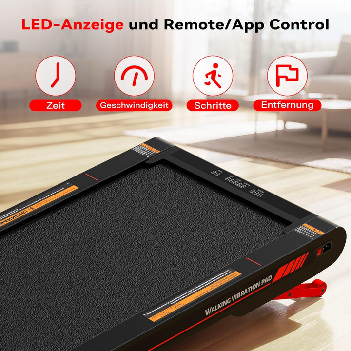 3 in 1 Walking Vibration Pad für Laufband für Zuhause mit App 0.3-6km/h den Heim, und Walking Vibrat