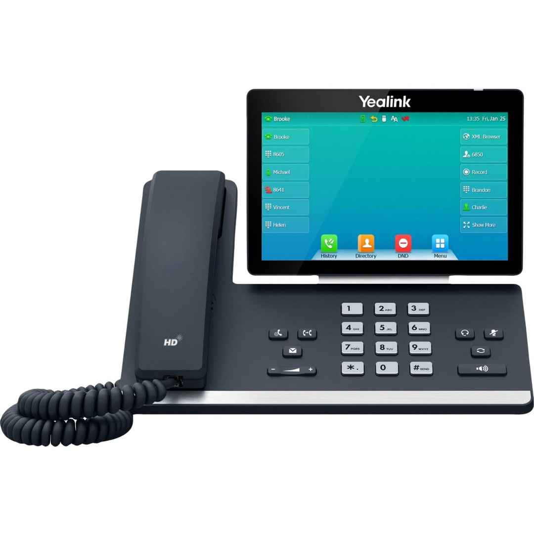 Yealink IP Telefon SIP-T57W VoIP-Telefon, schwarz SIP-T57W Single