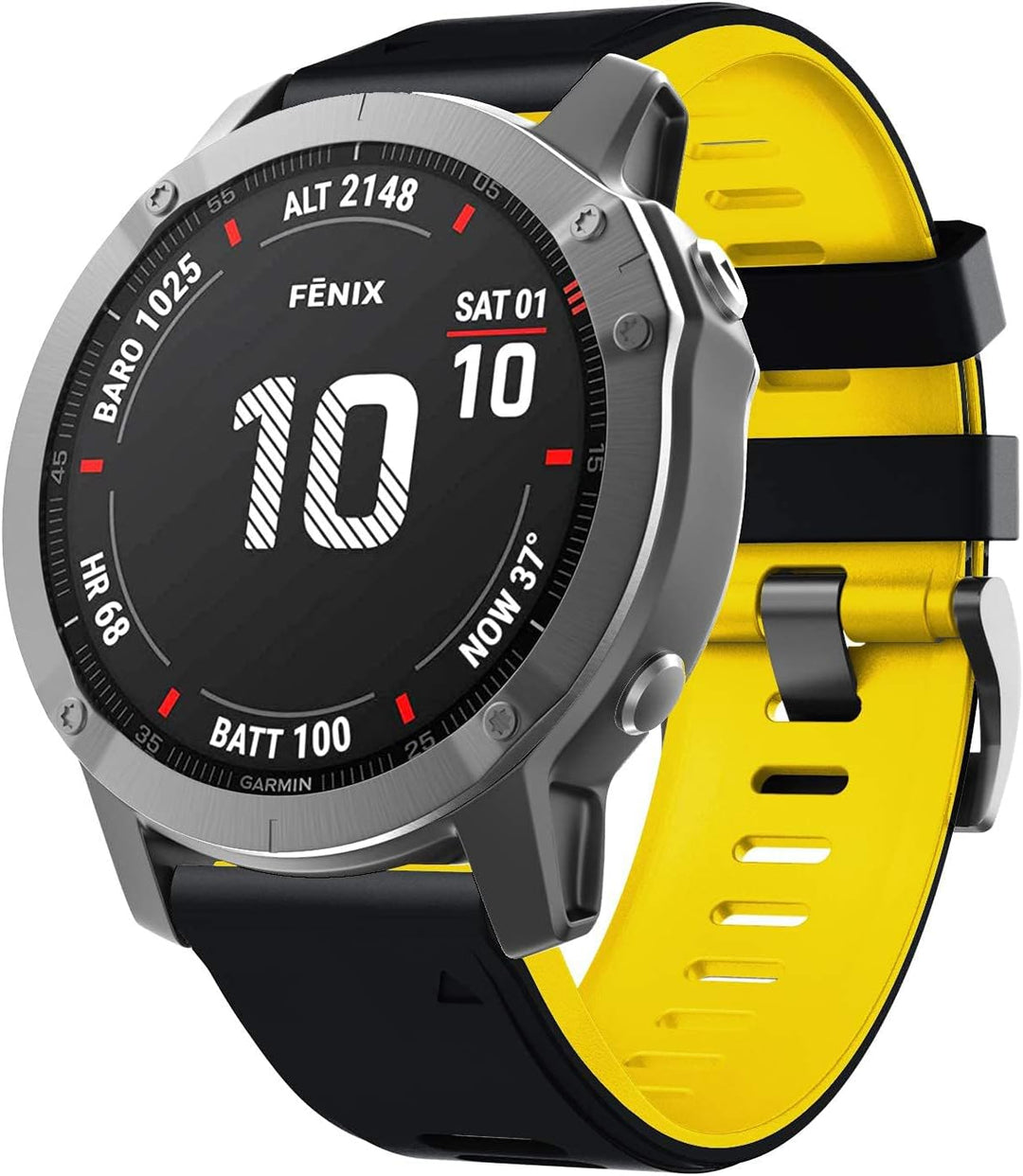 NotoCity Armband für Garmin Fenix 6x/6x Pro/5x/5x Plus/7x/7x Pro, Quickfit 26mm Uhrenarmband für Gar