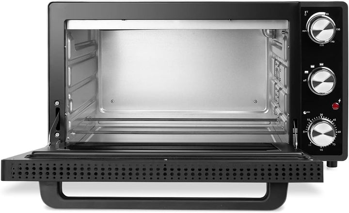 Orbegozo HO 385 Elektrischer Tisch-Ofen, 38 l, Timer, regelbarer Thermostat, Ober- / Unterhitze, Krü