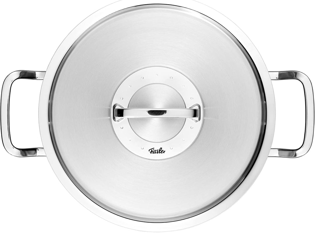 Fissler original-profi collection/Edelstahl-Topfset + Gratis Servierpfanne, 5-teilig, Töpfe mit Meta