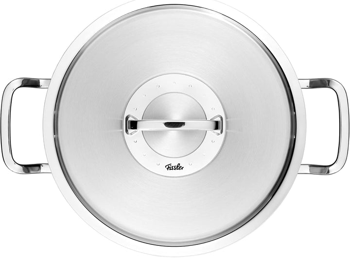 Fissler original-profi collection/Edelstahl-Topfset + Gratis Servierpfanne, 5-teilig, Töpfe mit Meta