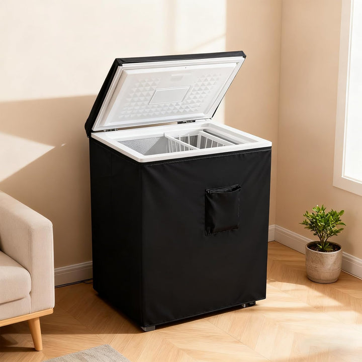 Tiefkühlschrank-Abdeckung, wasserdichter Innenschutz, 101,6 x 63,5 x 89,9 cm, Oxford-Tuch, Gefriersc