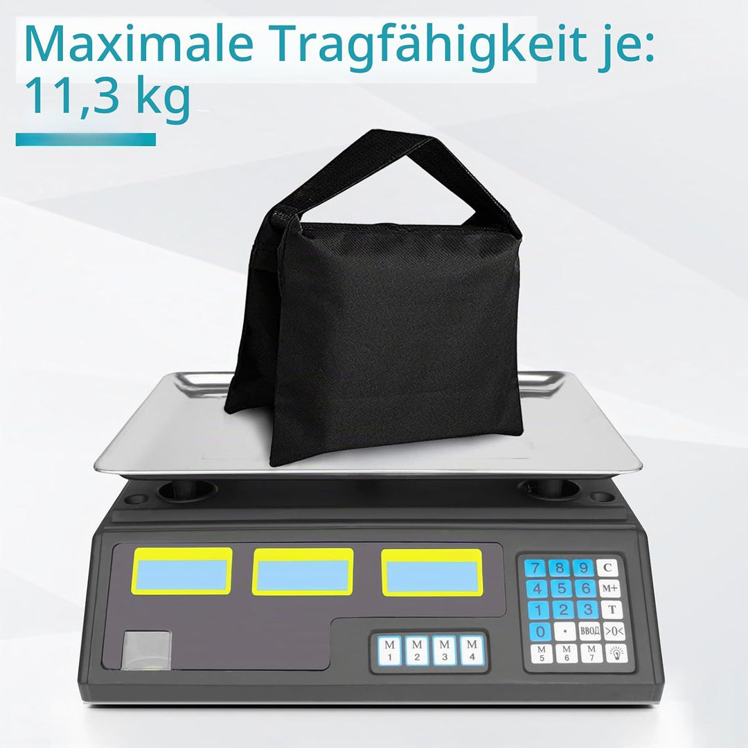 ABCCANOPY Sandsack Satteltasche Fotografie Gewicht Taschen für Video Ständer, 4 Packungen (schwarz),