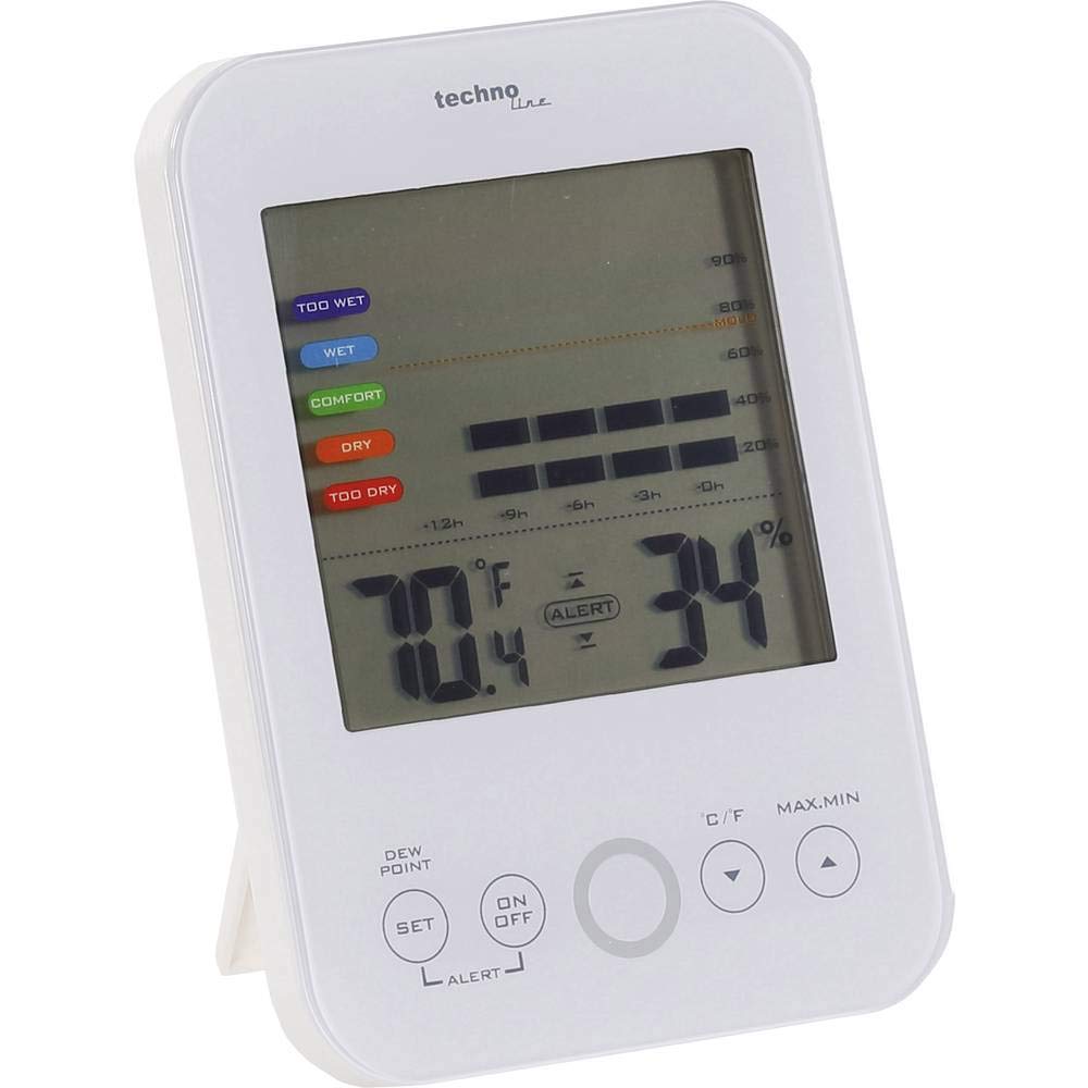 Technoline Temperaturstation WS 9422 mit Innentemperatur- und Innenluftfeuchteanzeige sowie Schimmel