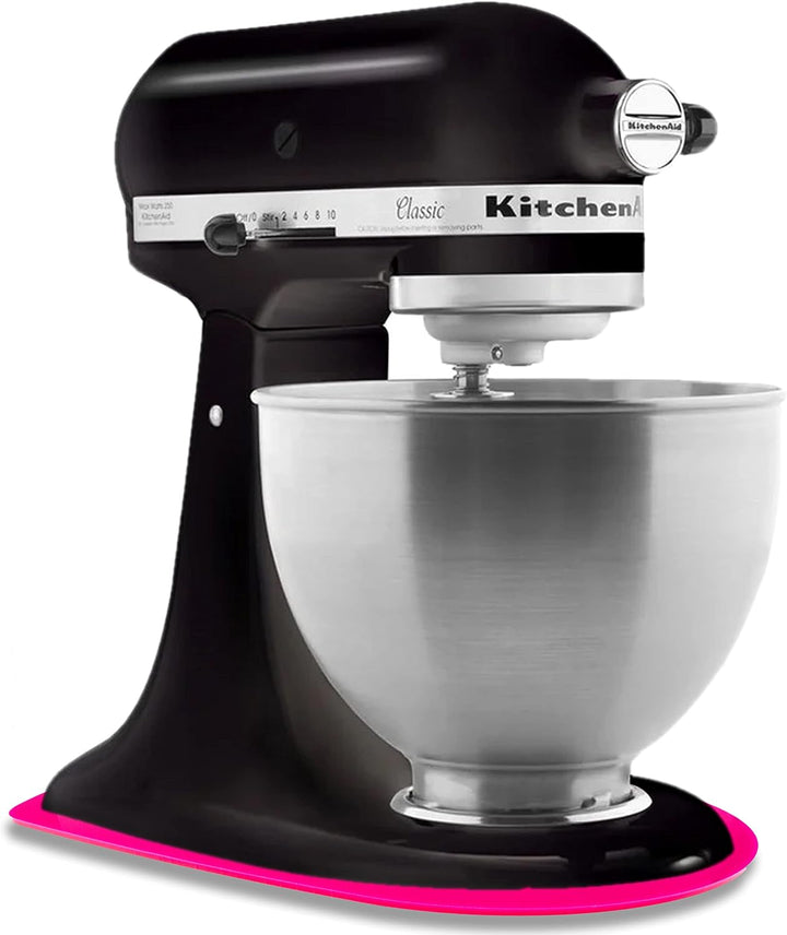 Gleitbrett aus Acryl | pink glänzend | 35x22cm für KitchenAid Classic | Artisan | und vielen anderen