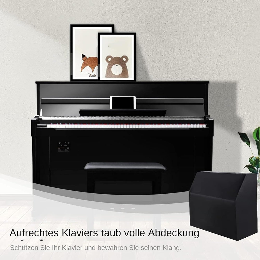 Vollständige Klavierabdeckung Wasserdicht Staubdicht, Vertikales Klavier Abdeckung, 420D Oxford-Gewe