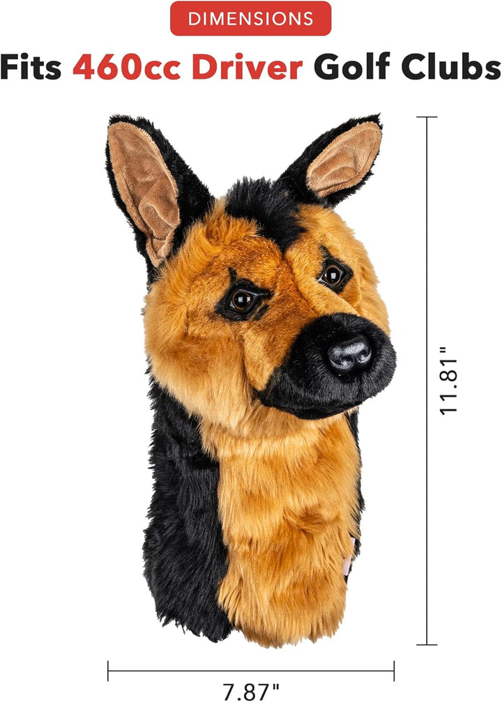 Daphnes Schlägerhauben aus der Serie Cats & Dogs Braun, Schwarz, Braun, Weiß mit Tiermotiv