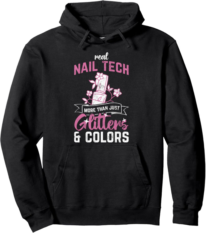Nail Tech Nagelstudio Kosmetik Nageldesignerin Pullover Hoodie