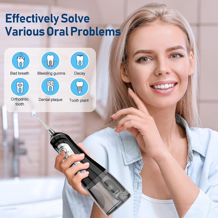 Wasserseide, NBGRLVS Tragbare Wasserseide für Zähne, schnurlose Zahnbürste Professional für Hosenträ