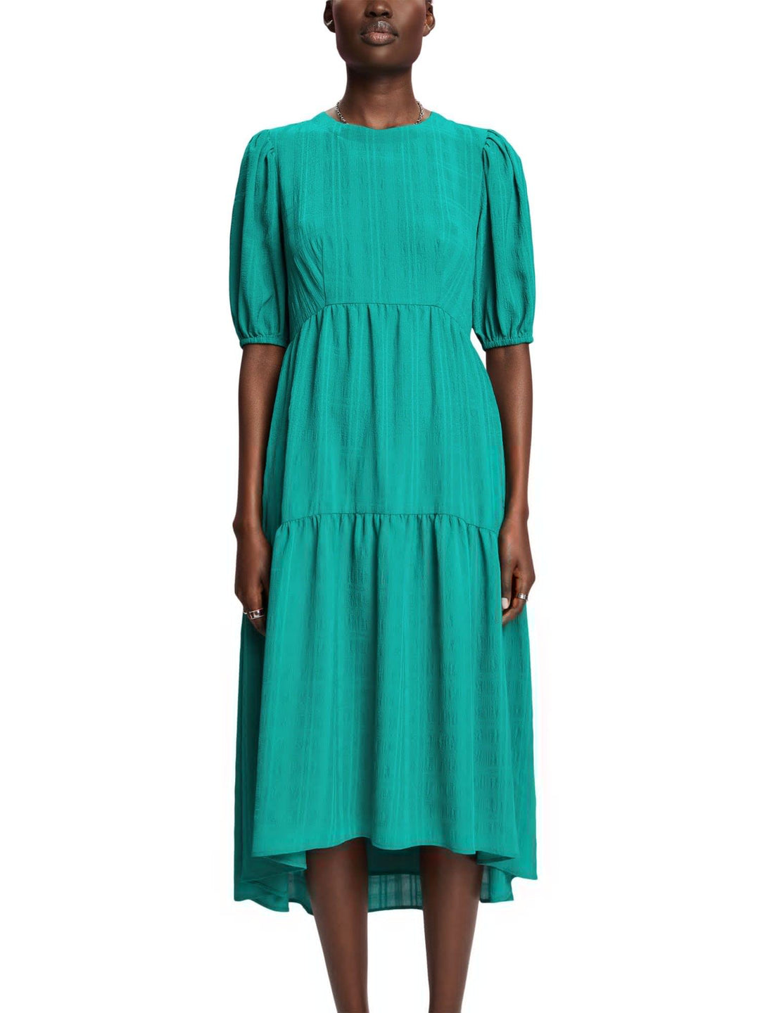 Esprit Damen 033eo1e313 Kleid 38 305/Emerald Green, 38 305/Emerald Green