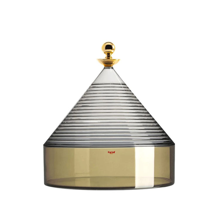Kartell Trullo Aufbewahrungsbehälter rauch - grün, Rauch - Grün