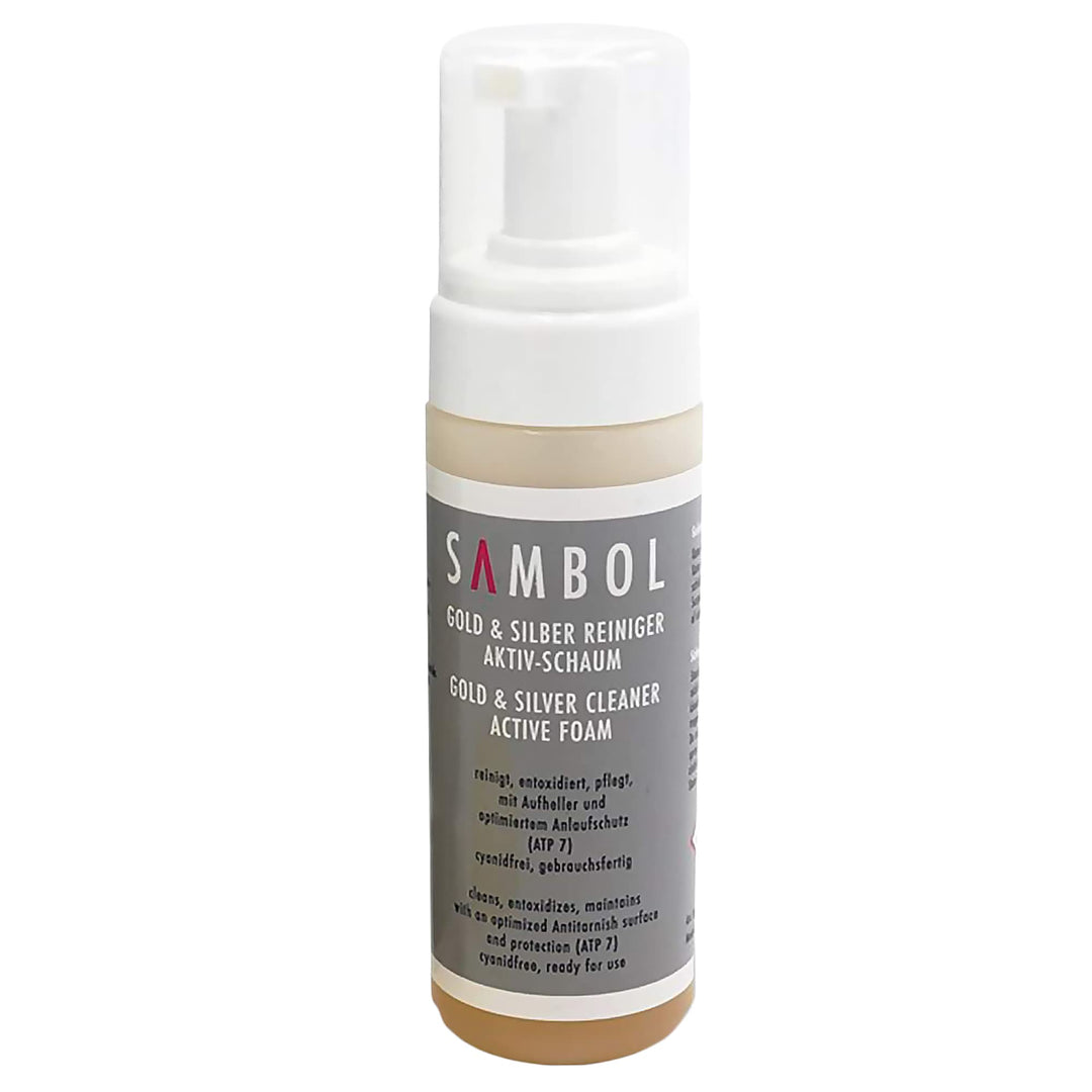 Sambol Gold und Silber-Aktiv-Schaum 150ml Pflege-Set zum Schutz von empfindlichen Steinen