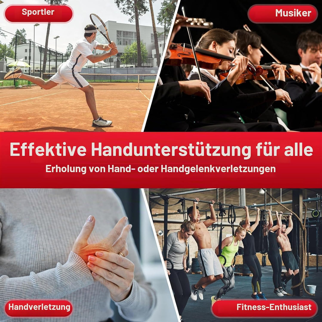 Griffstärke-Tester & -Trainer von Tilcore - Wiederaufladbarer Handgelenkdynamometer mit Handgelenkve