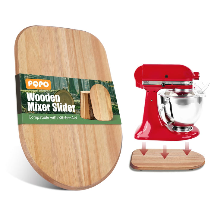 Holz Mixer Schieberegler Kompatibel mit Kitchen Aid 4.5-5 Quart Tilt-Head Stand Mixer, Küchenarbeits