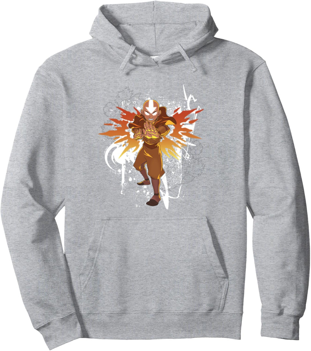 Avatar: The Last Airbender Flower And Fish Aang Pullover Hoodie
