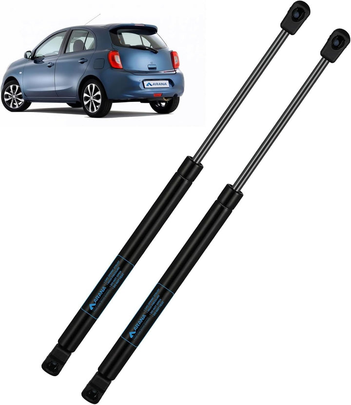 ARANA 2x Kofferraumheber, kompatibel mit Nissan Micar IV K13K K13KK 2010-2020, Hebevorrichtungen für