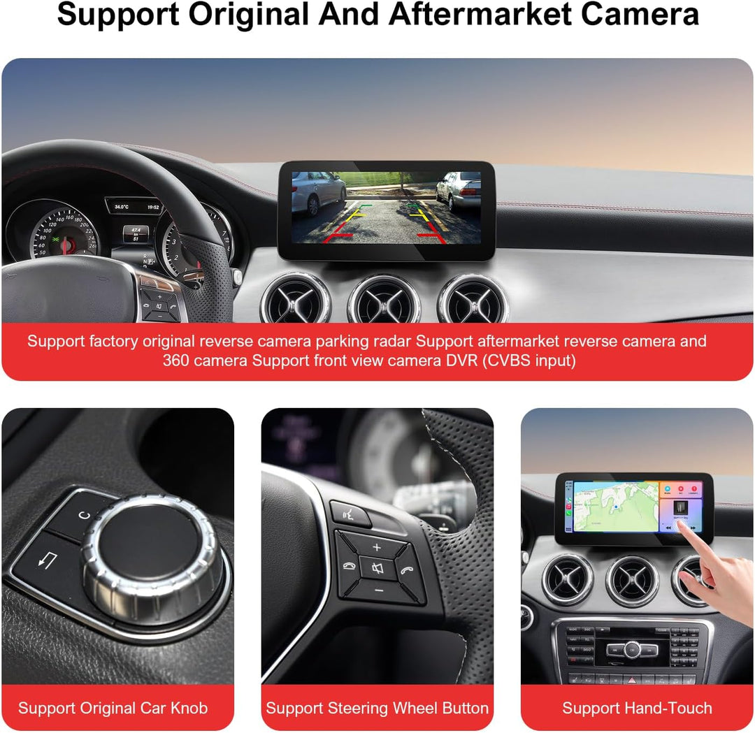Chaowei Linux 10,25 Zoll Autoradio Touchscreen für Mercedes Benz A/CLA/GLA/B Klasse W176 C117 X156 W