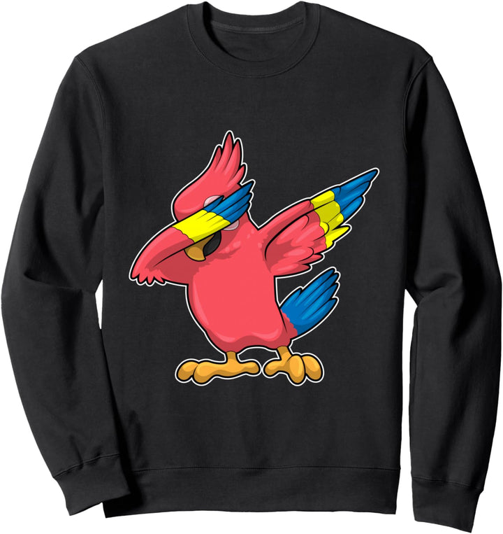 Papagei Hip Hop Tanz Dab Sweatshirt