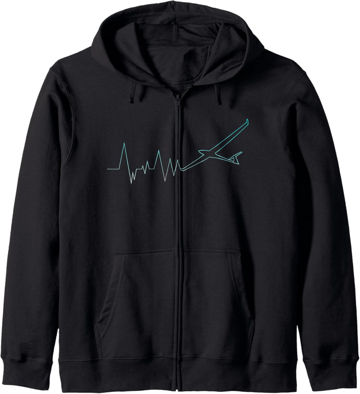 Segelflieger Segelflugzeug Segelfliegen Herren Damen Kapuzenjacke