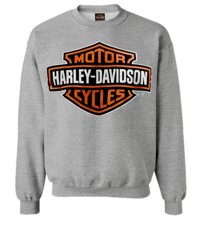 Harley-Davidson Herren Crew Neck Rundhalsausschnitt S Grau, S Grau