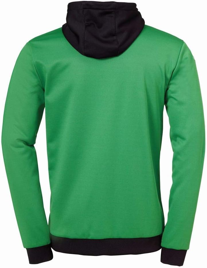 uhlsport Unisex Kinder Offense 23 Multi Hood Jacke Kinder Jacke 116 grün/Schwarz/Weiss, 116 gr&amp;