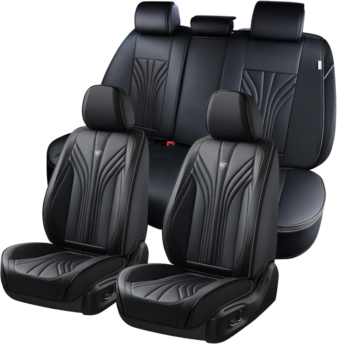FLORICH Autositzbezüge 5 Stück, 2 Vordersitzbezüge, 3 Rücksitzbezug, wasserdichte Autositzauflage ko