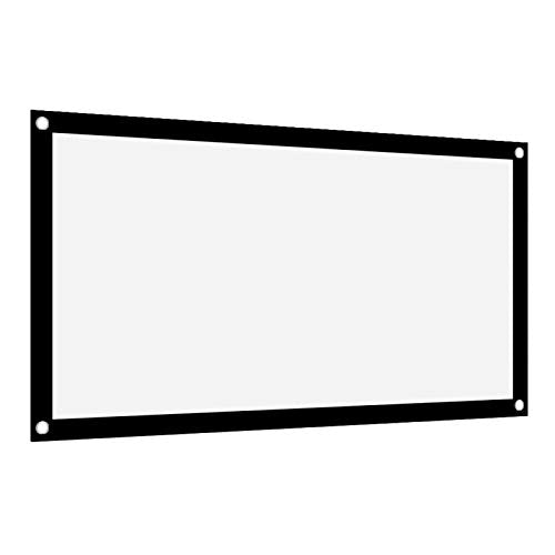 Projektor-Leinwand, 40 Zoll / 60 Zoll / 72 Zoll / 84 Zoll / 100 Zoll / 120 Zoll 16:9 HD Verdicken Tr
