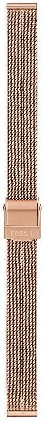 Fossil Armband Damen, 12mm Litehide™ Lederoder Stahlarmband Gold-Ton, Gold-Ton