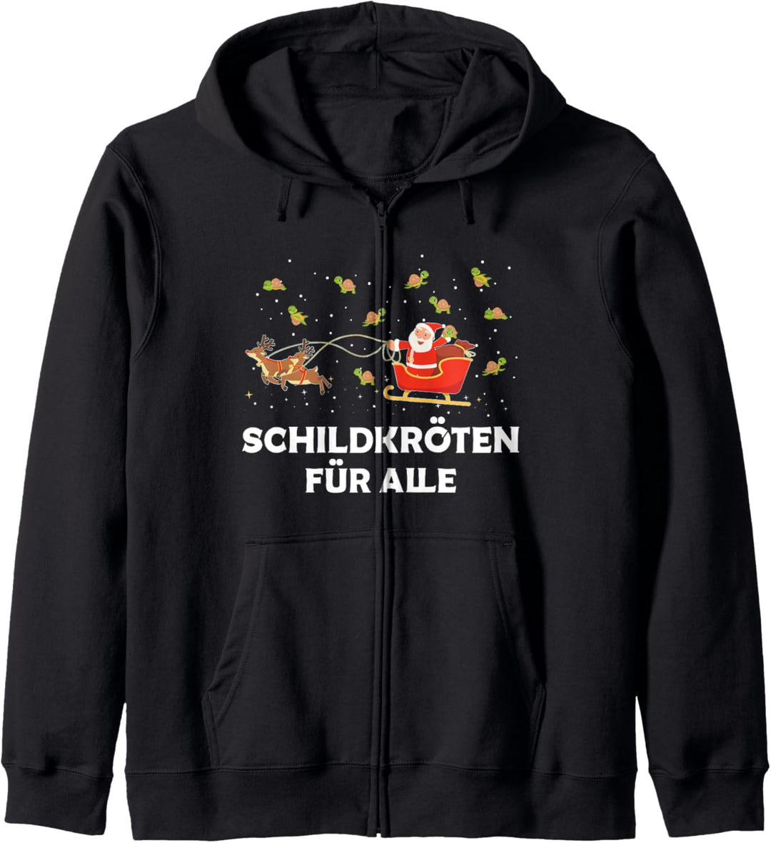 Schildkröten Für Alle Weihnachtsmann Kapuzenjacke