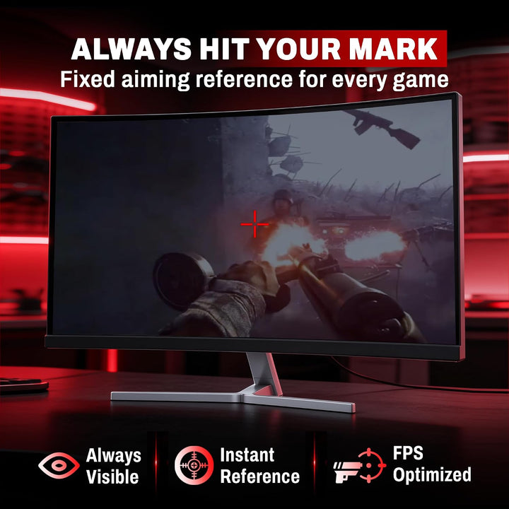 ProFPS Fastscope Fadenkreuz Aufkleber 15er Set – Aim Assist Crosshair Decals für PS5 Controller Zube