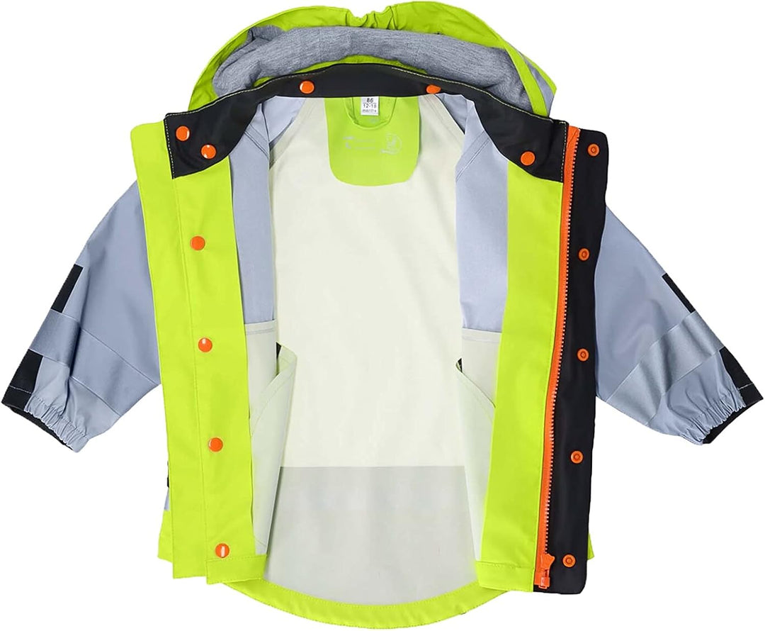 Sterntaler Unisex Kinder Blockfarben Funktions-Regenjacke 86 Hellgrün, 86 Hellgrün
