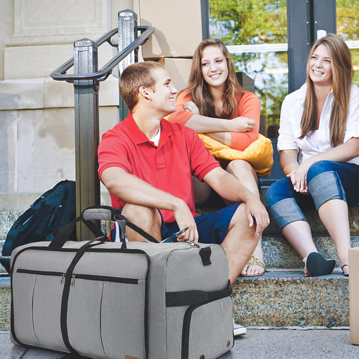 Urtala Faltbare Reisetasche für Herren &amp; Damen, 100L Gross Weekender Übernachtungstasche mit Schuhfa