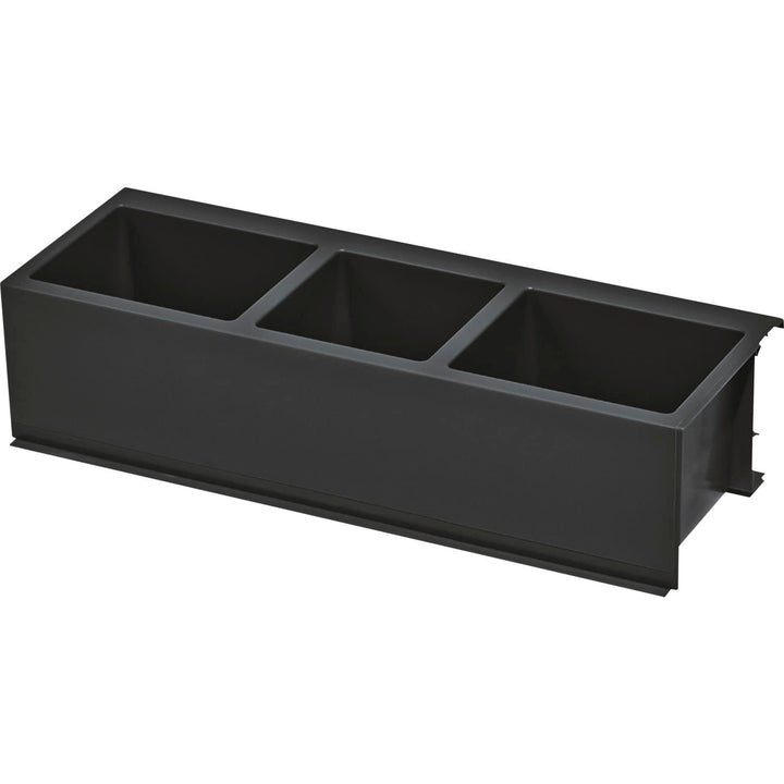Ninka sideBOX Schubladen Ordnungssystem für Legrabox Höhe C mit 3-fächer für zusätzlichen Stauraum,