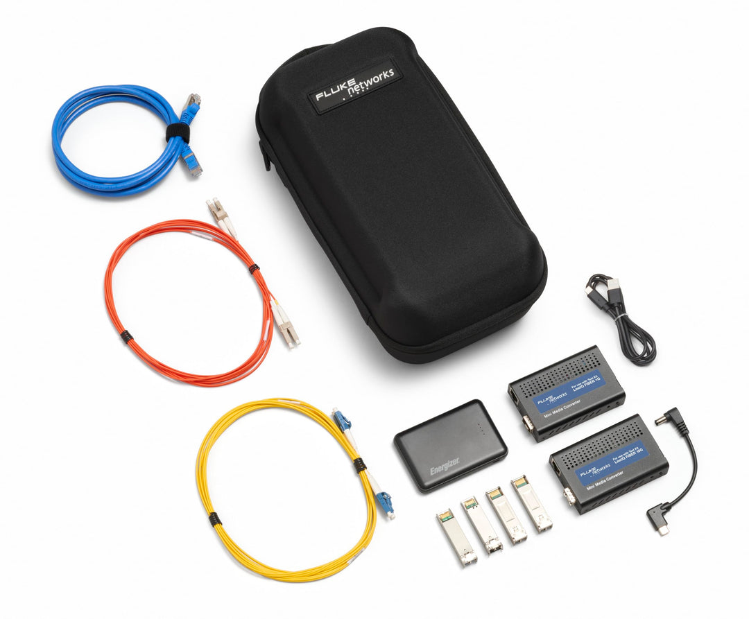 Fluke Networks LinkIQ 10/1G glasfaser-medienkonverter-Kit