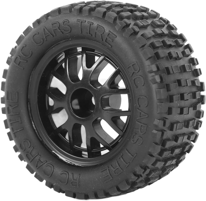 SUNGOOYUE RC Gummireifen, 4 Stück Universal Truck Wheel RC Ersatzteil für 1:14 1:16 1:18 Automodell