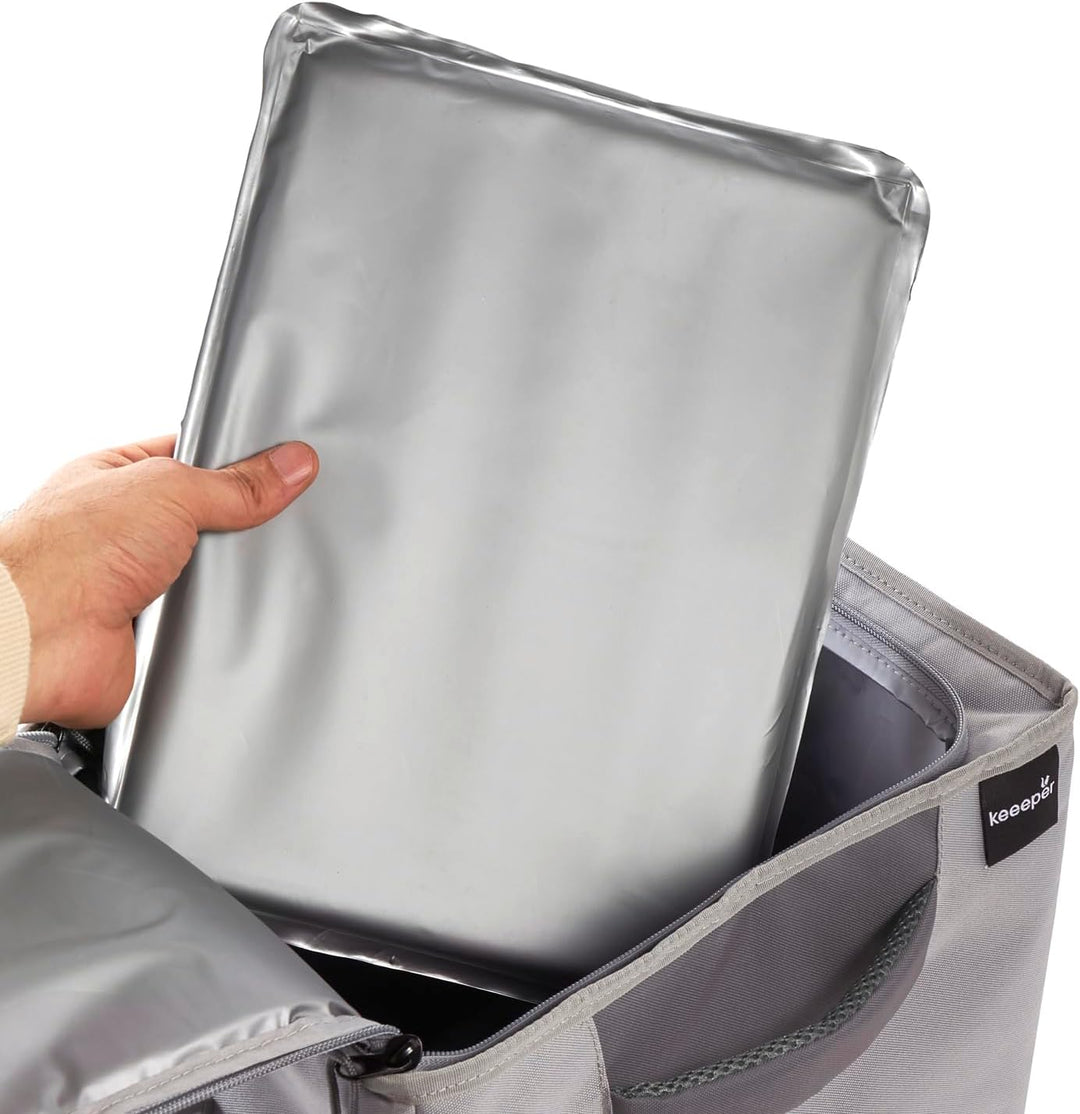 keeeper neo Faltbare Isoliertasche, 19 l, Gr. L, Mit Schultergurt, Passend für Klappbox ben, 8 kg Tr