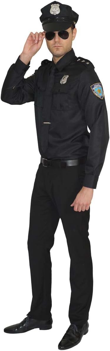 MAYLYNN 15145 - Kostüm Polizist Cop Polizei Uniform Polizistenkostüm, L