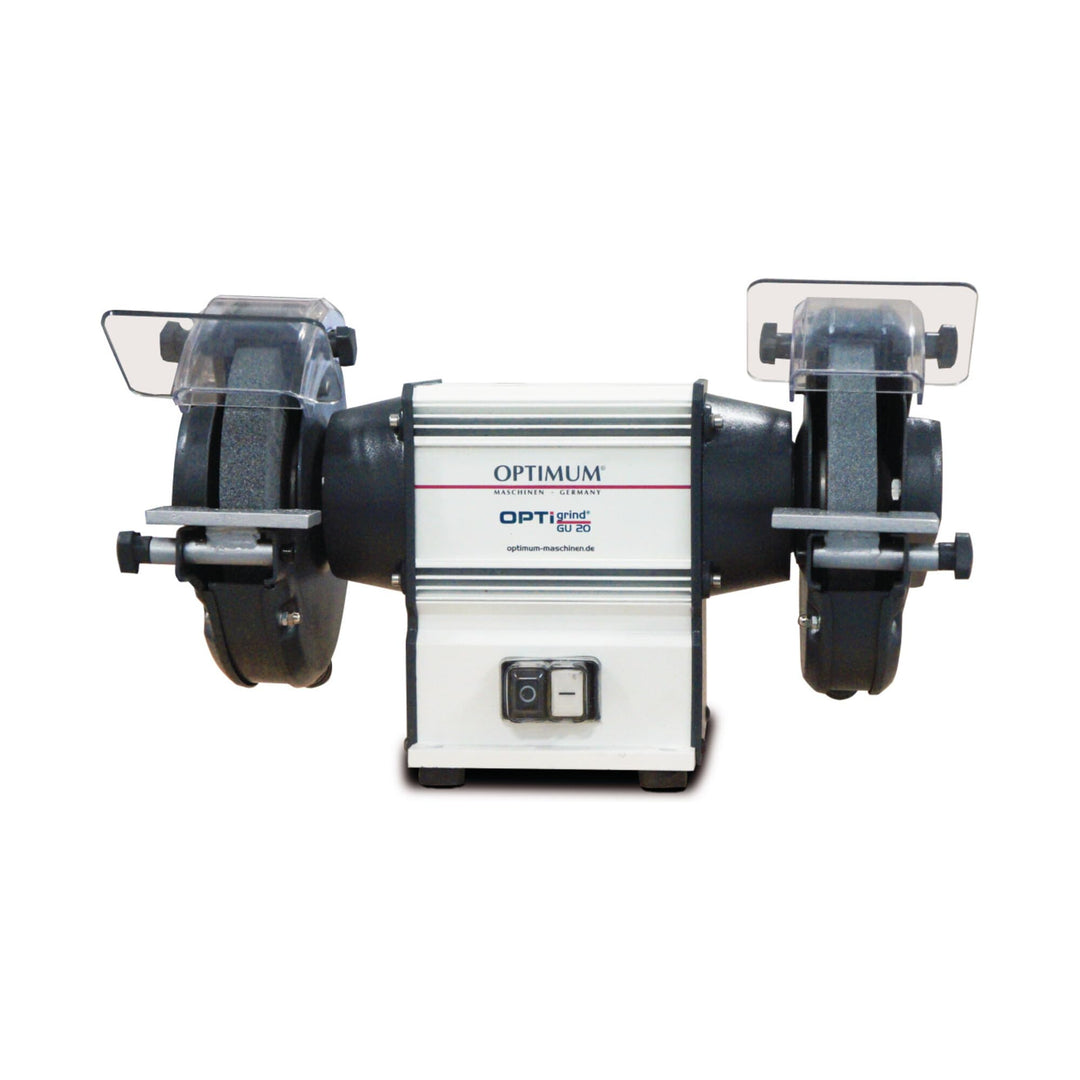 OPTIMUM Doppelschleifer OPTIgrind GU20 230 V (Funkenschutz, bruchsicherem Material) 3101515